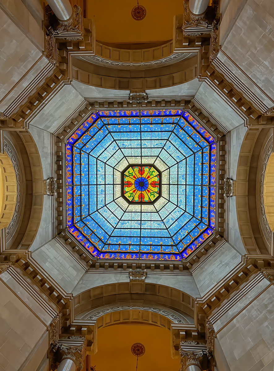 Indiana Capital Dome by Judy Burr