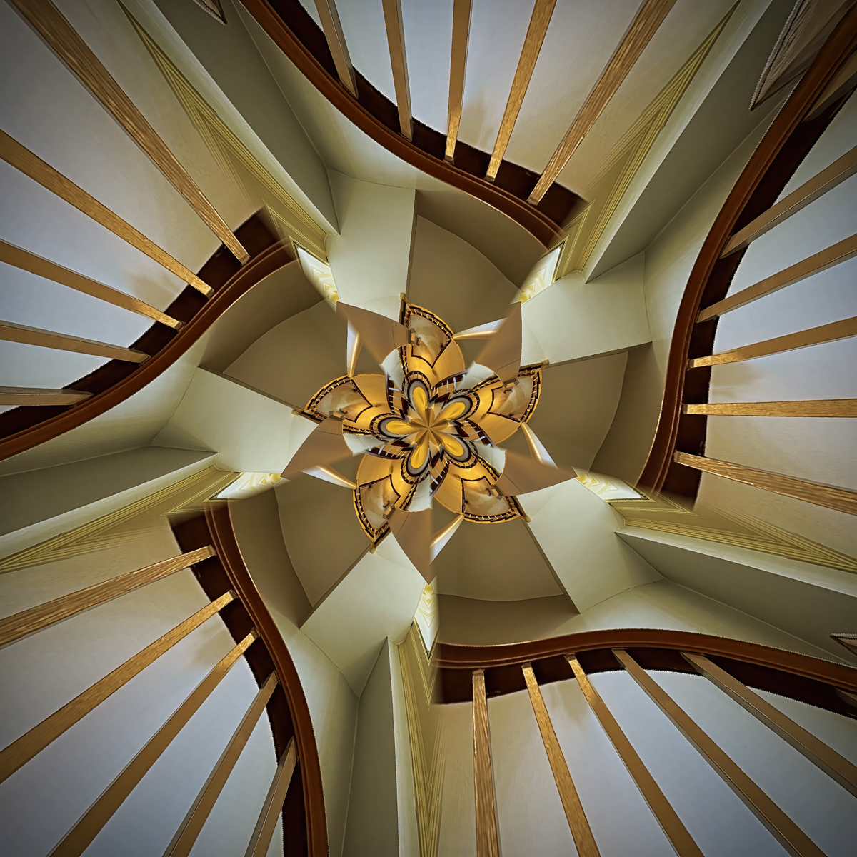 Square Stairway Multiplied by Judy Burr