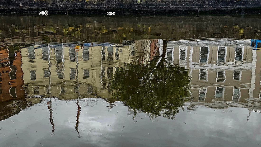 City Reflection by Leonid Shectman