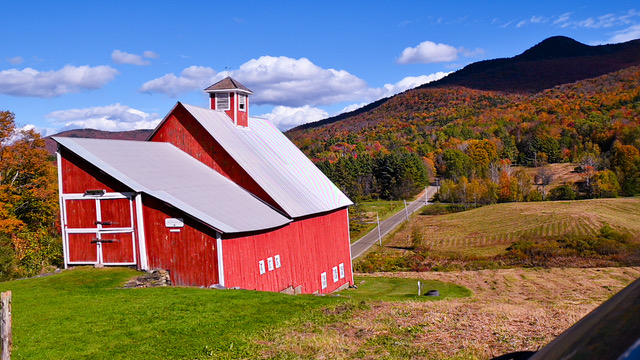 Autumn in Rural Vermont by Jon Joyce