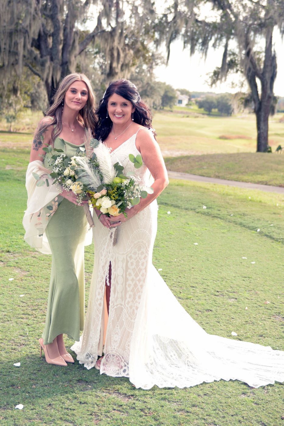 Bride and Daughter