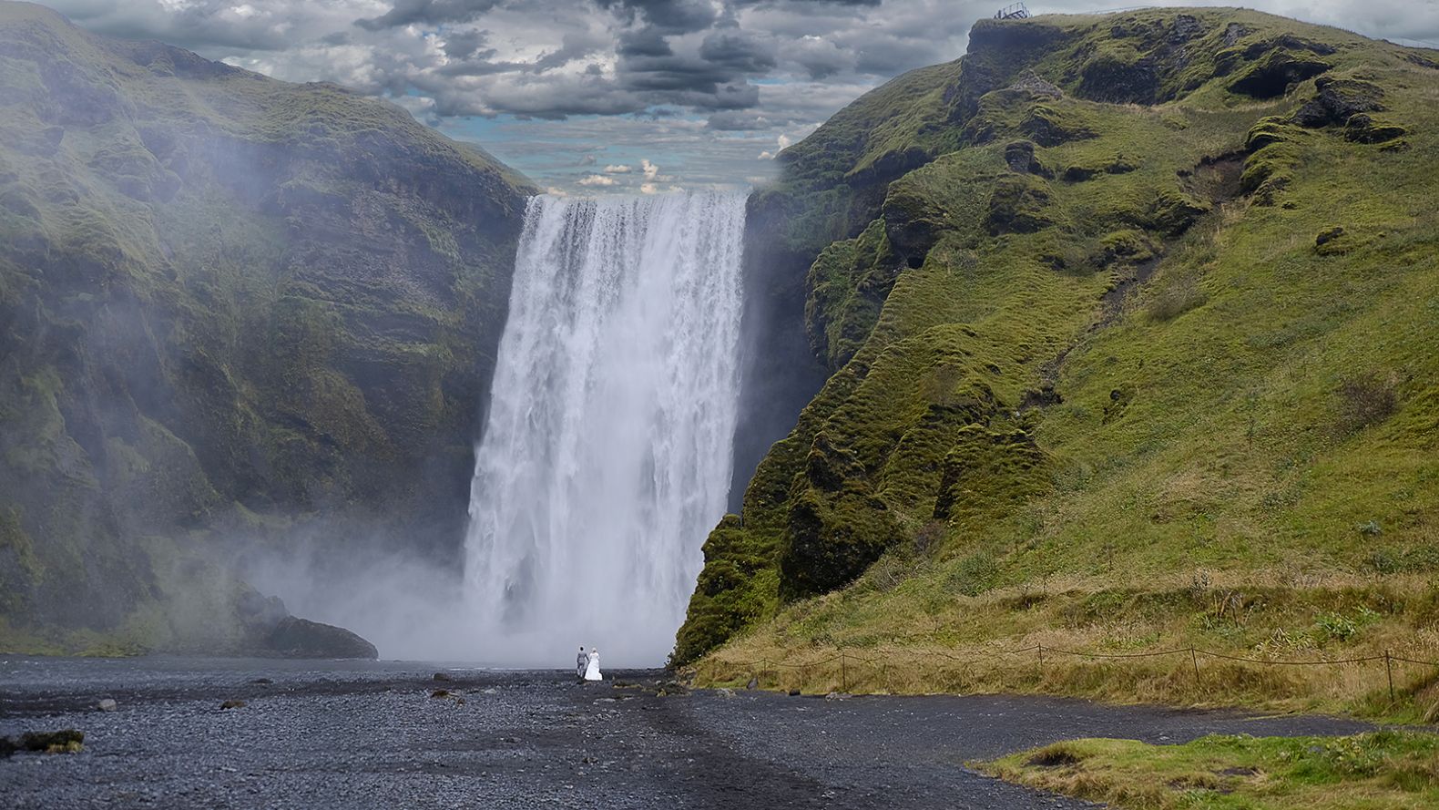 Waterfall by Leonid Shectman