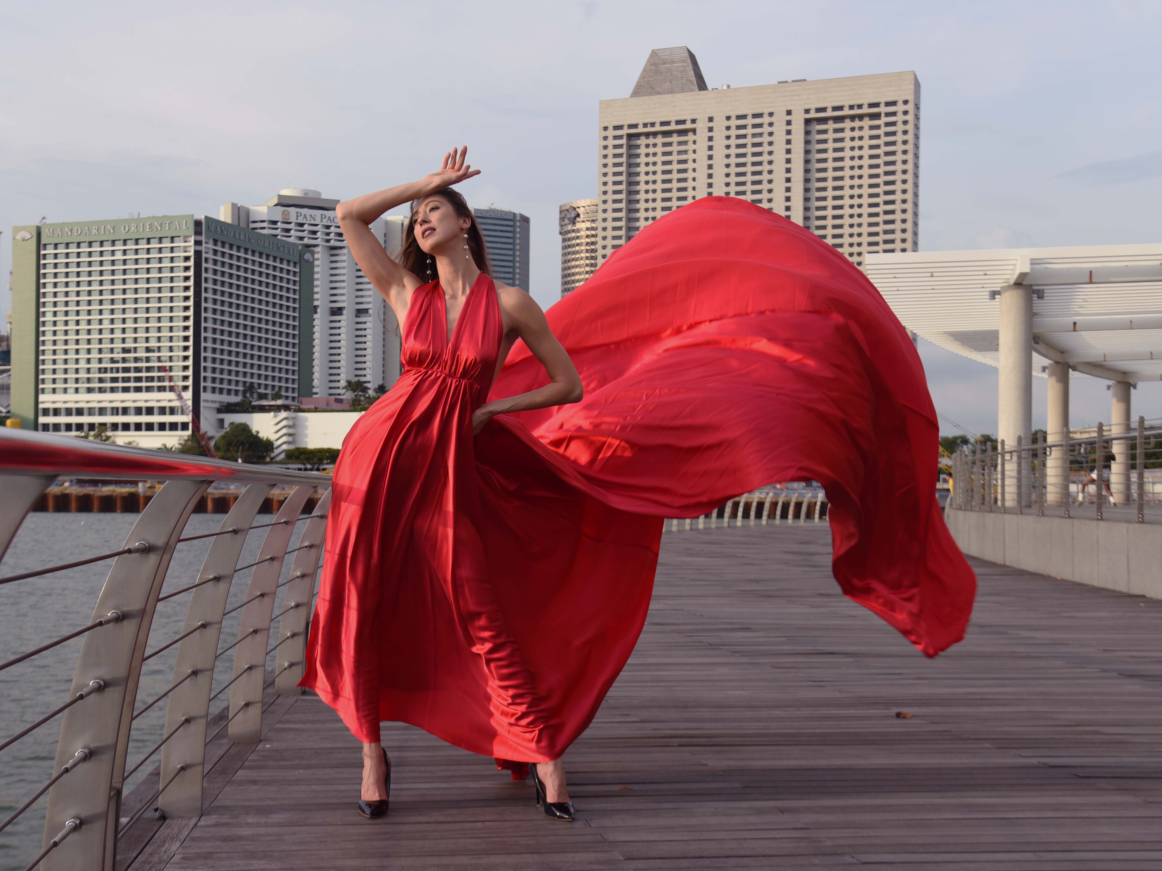 Woman in Red