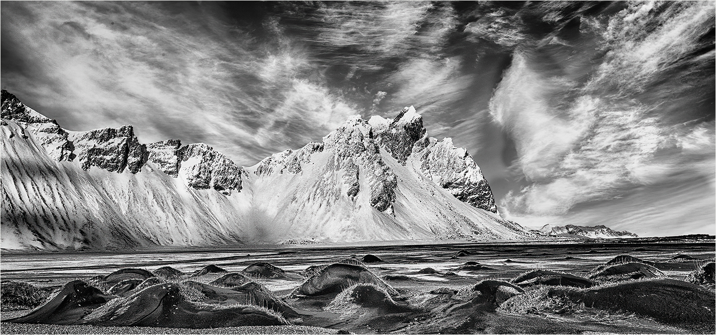 The Vestrahorn SE Iceland by Peter Clark