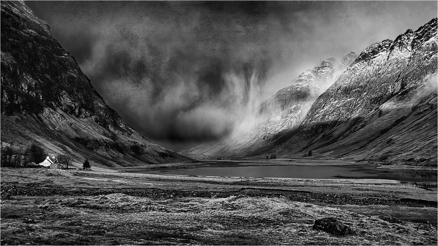 Storm in the Glen by Peter Clark