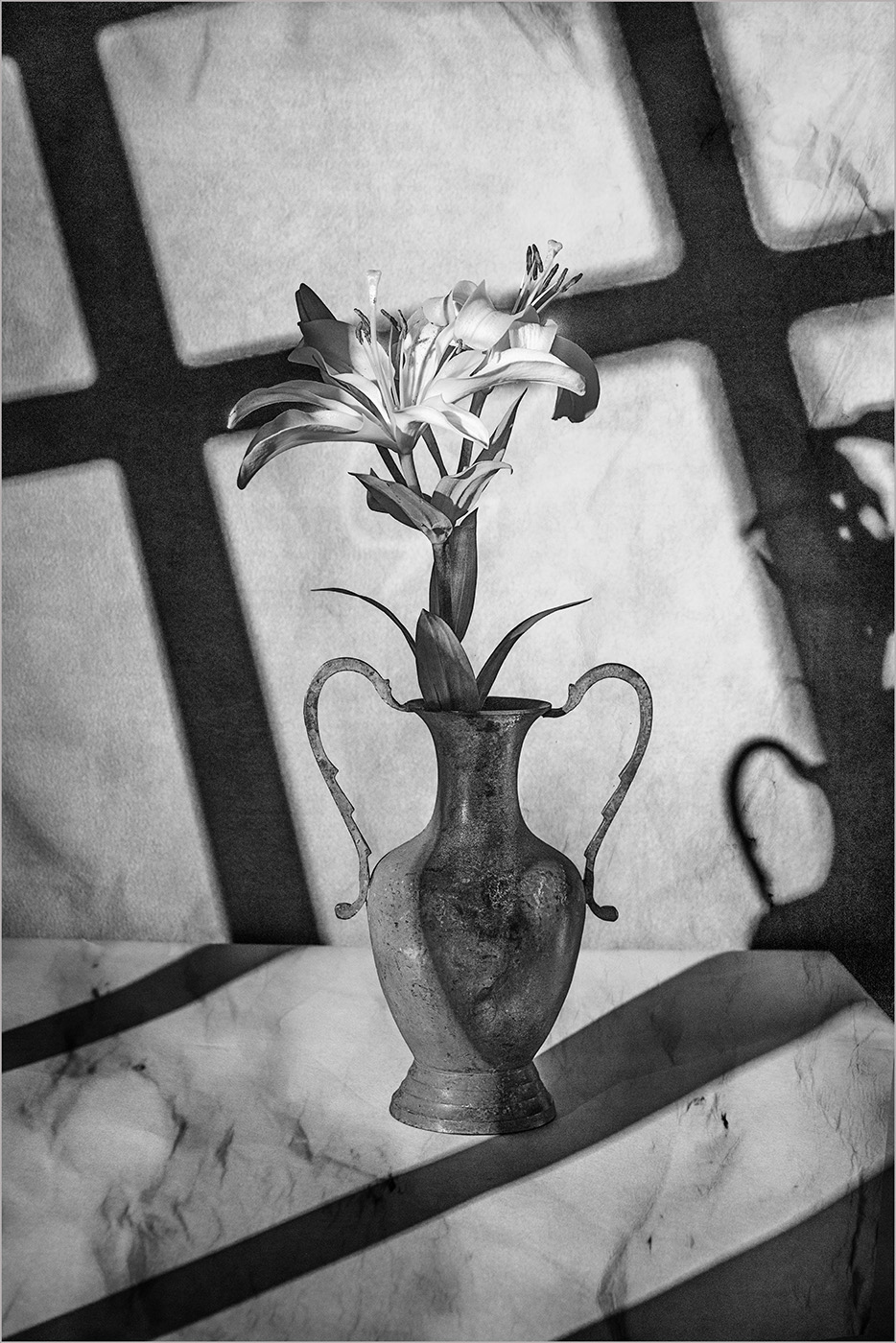 Basic still life with a projected pattern by Ed Ries