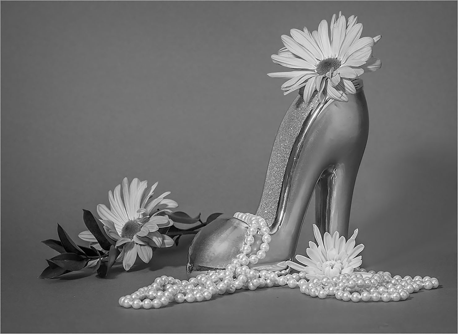 Pink Shoe Still Life by Ella Schreiber