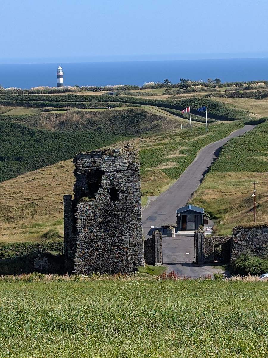 Old Head Castle and Golf Course by Marilyn Peake