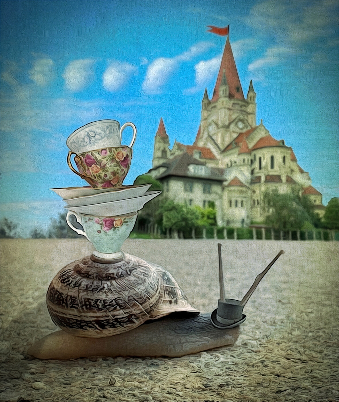 Rushing to Have Tea with the Queen by Jan Handman