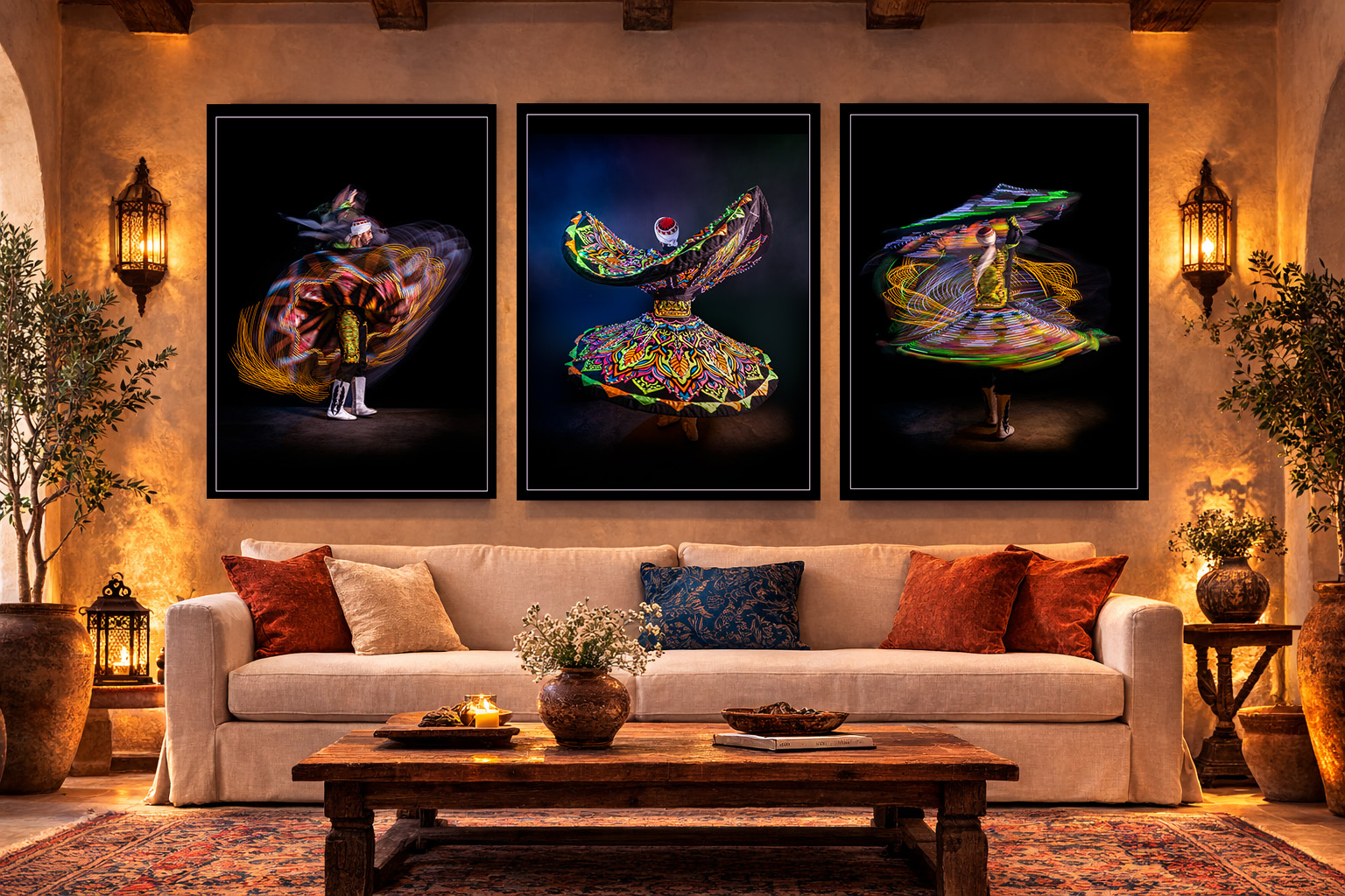 Tanoura Triptych by Frans Gunterus