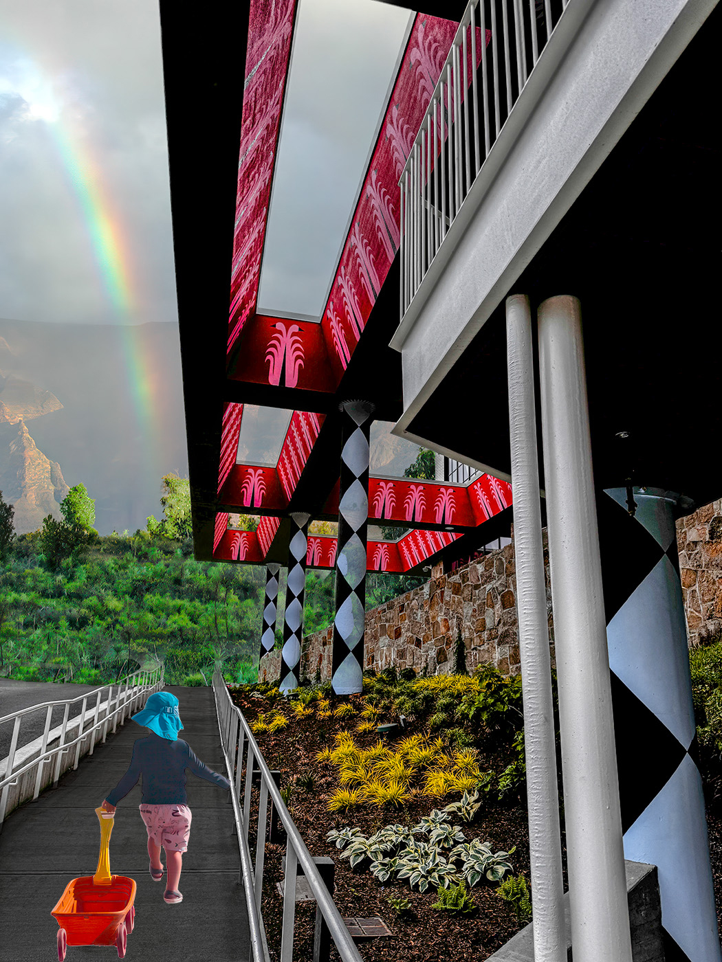 Enchanted Shopping Center by Peter Katz