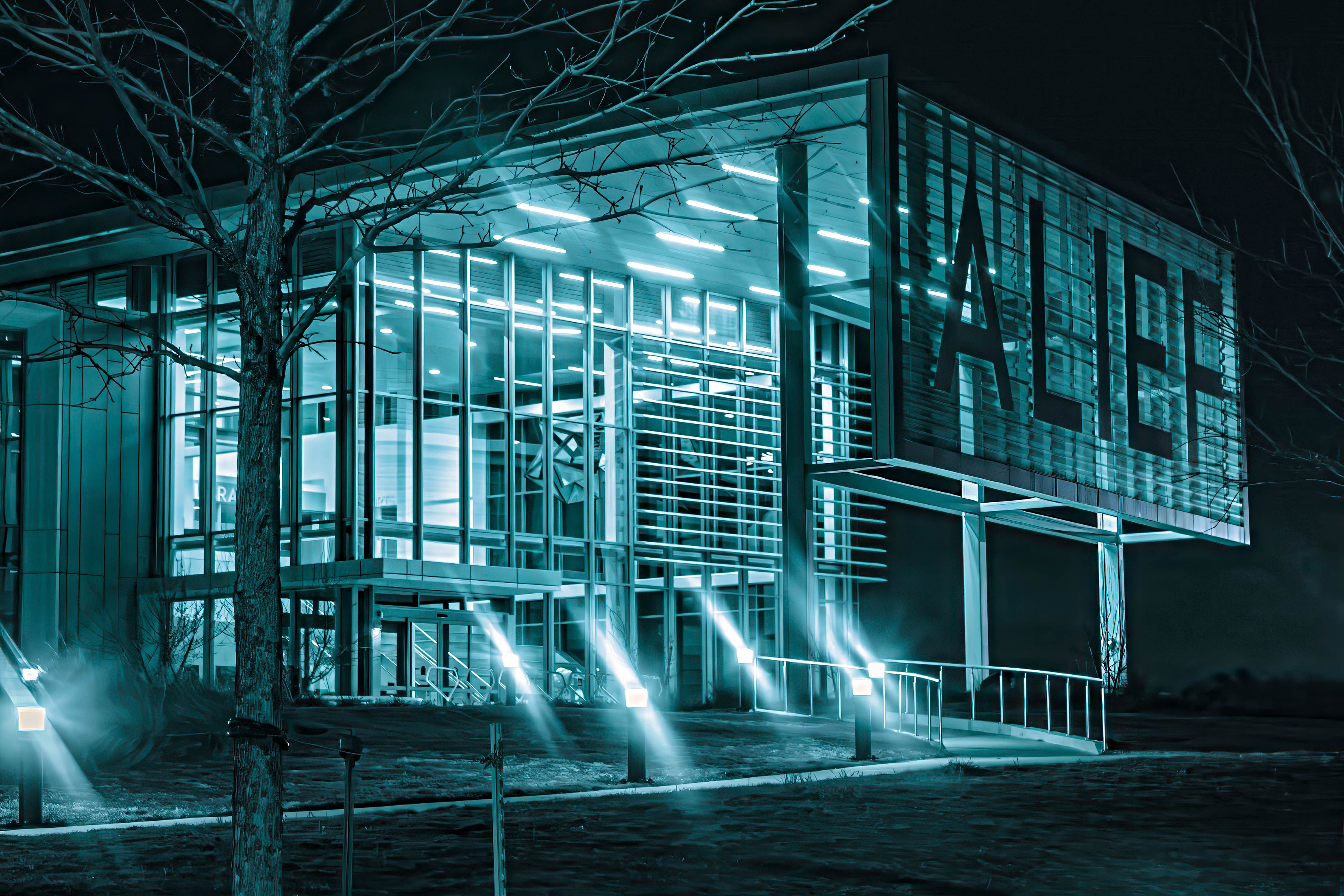 Alief Community Center at Night