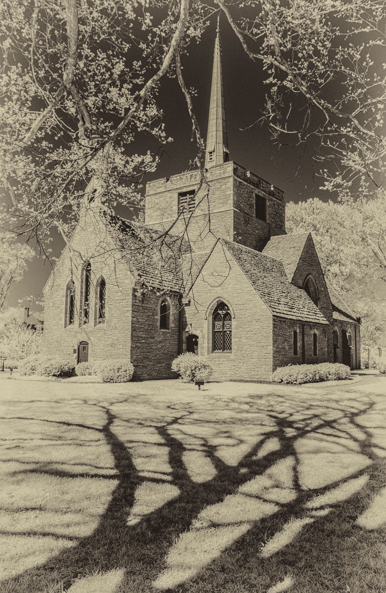 Little IR church by Nelson Charette