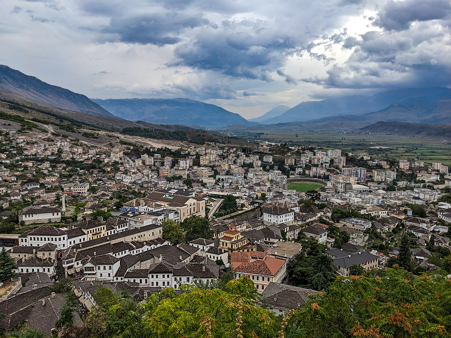View From Gitokaster Castle by Bill Peake