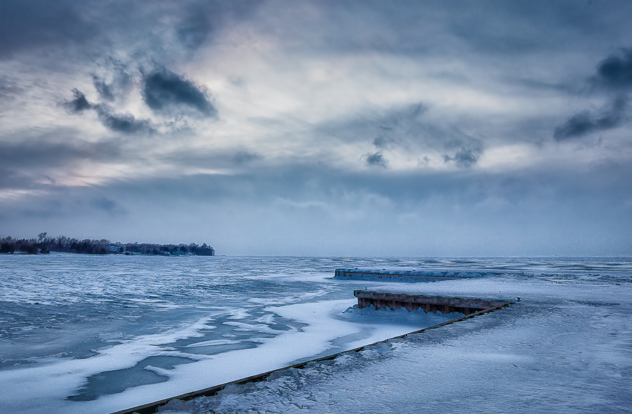 Frozen Dock by Michael Jack