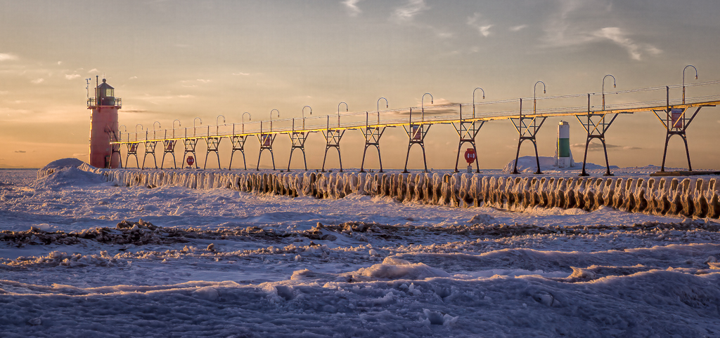 South Haven Lighthouse by Michael Jack