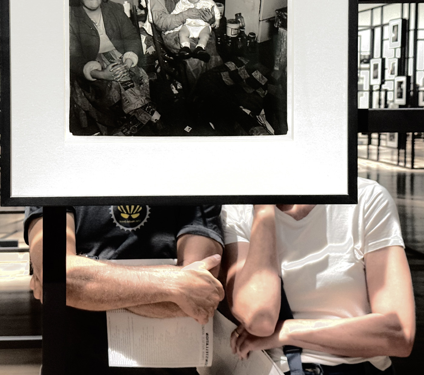Photo at an exhibition by Art Jacoby