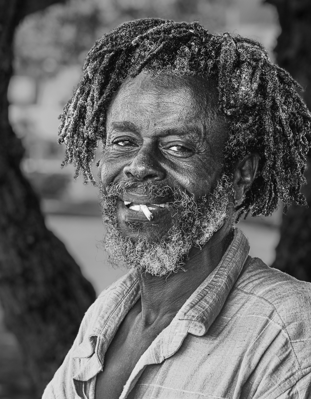 Barbados fisherman by Adrian Binney
