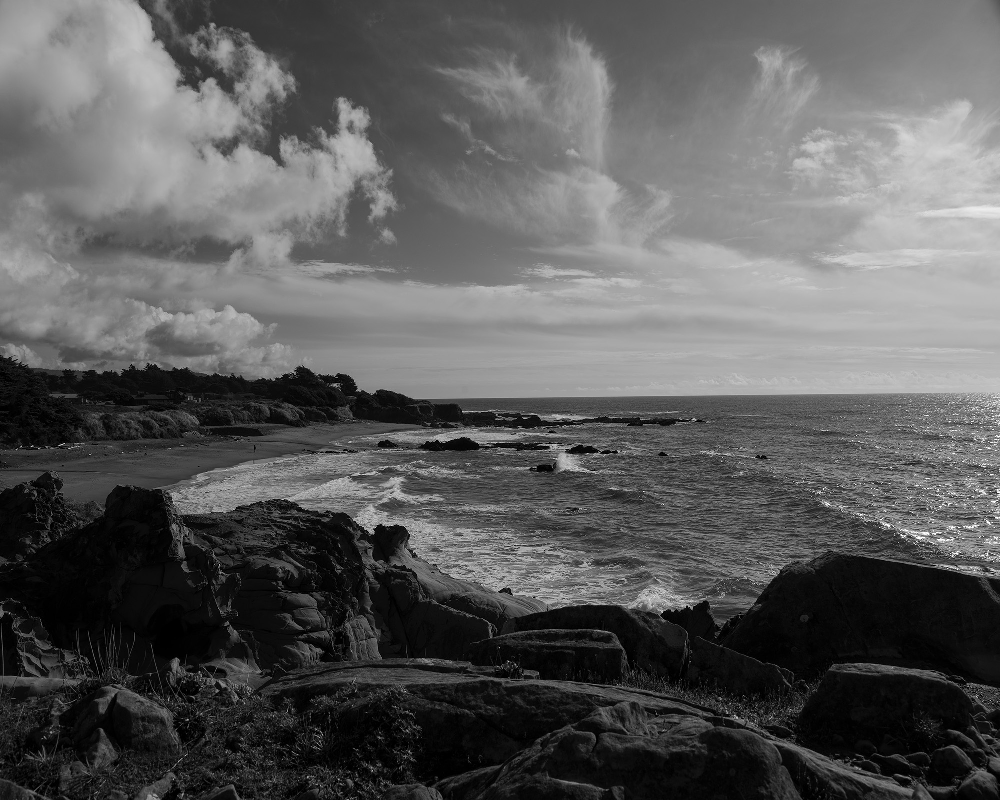 Cloudy Day at the Sea