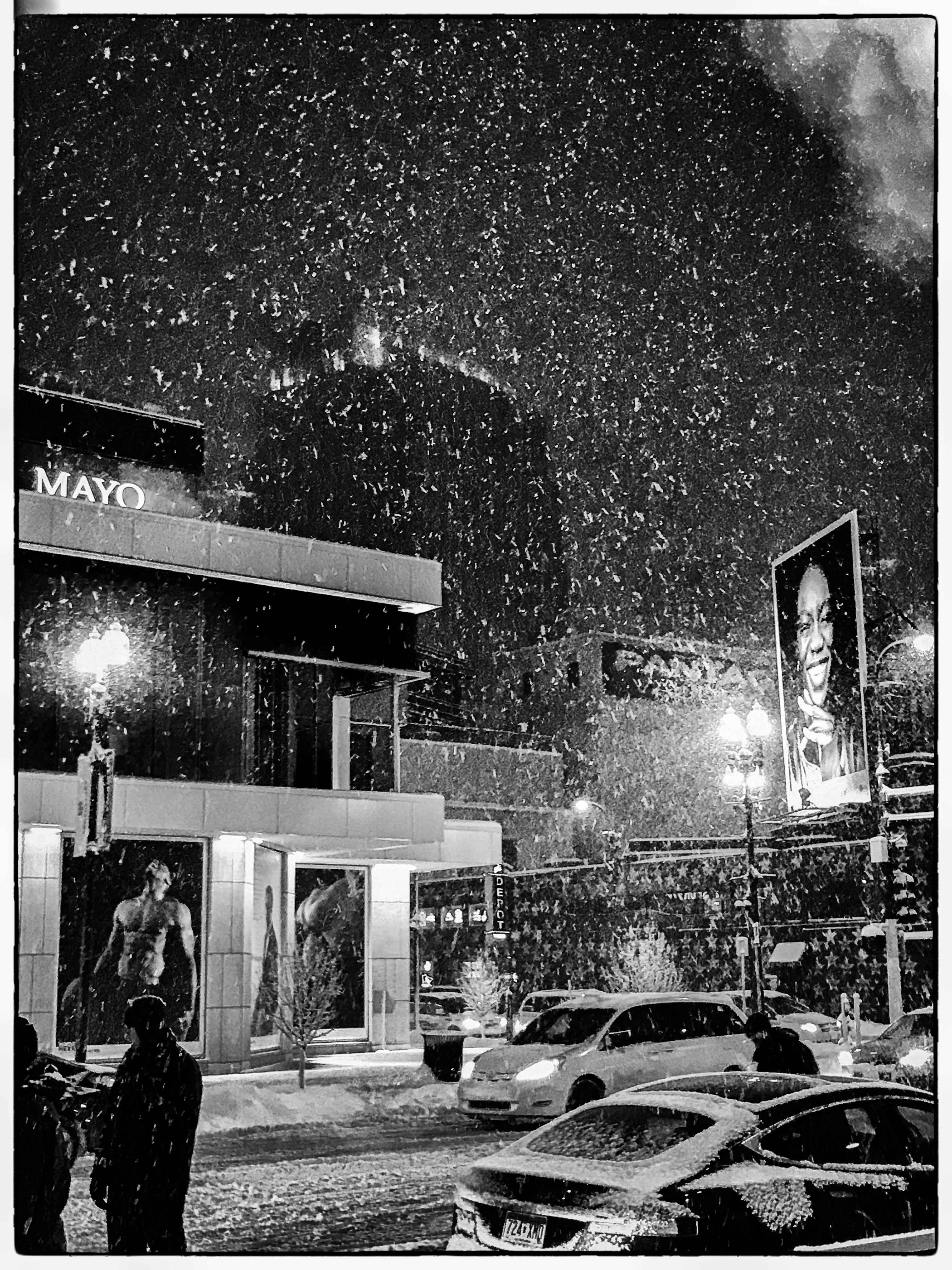 City Snow Storm by David Halgrimson