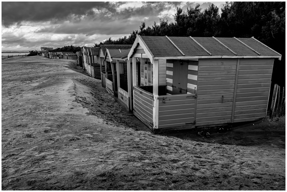 The Beach Huts, West Wittering Beach by Paul Hoffman