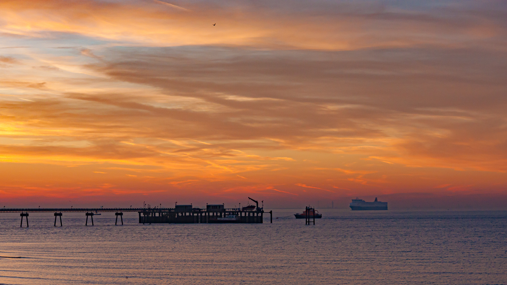 Spurn Sunset by Andrew Hersom