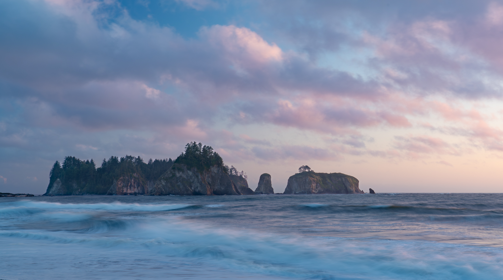 Sunset at Rialto Beach