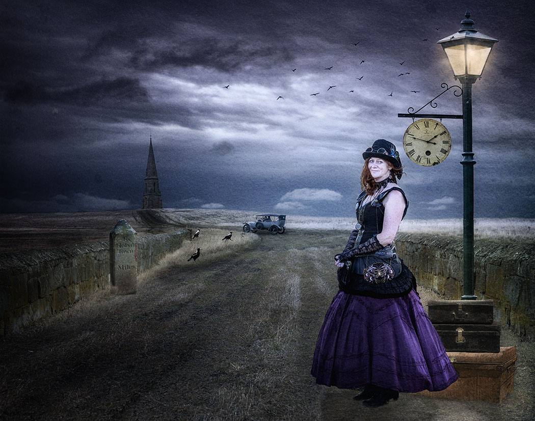 Travelling to town by Nadia Trevan