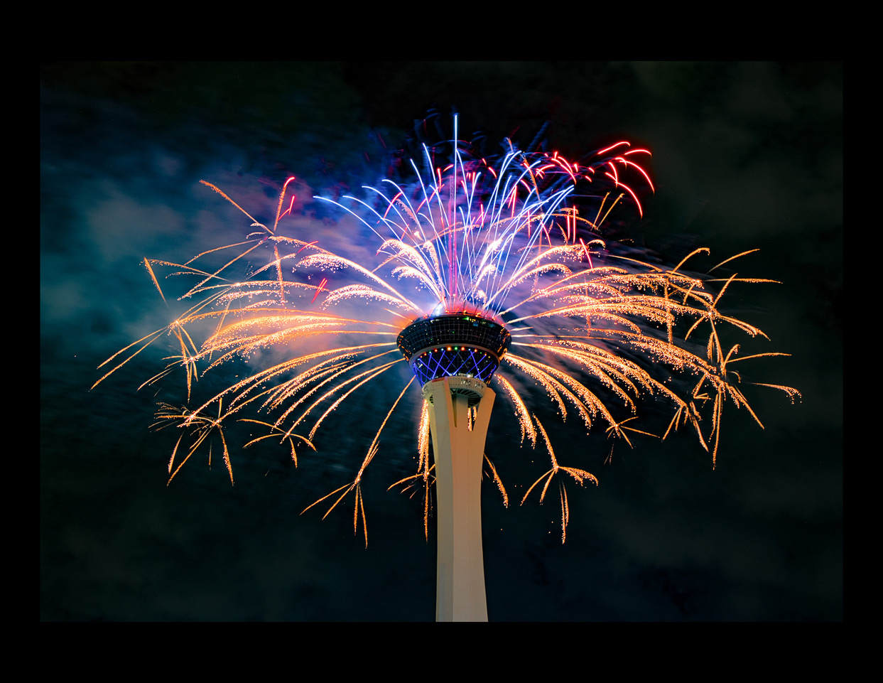 Forth of July Fireworks by Michael Braunstein