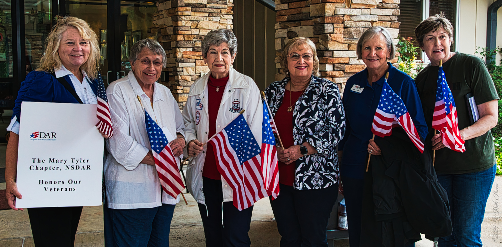   DAR & SAR Represented in Veterans Parade by Keith Parris