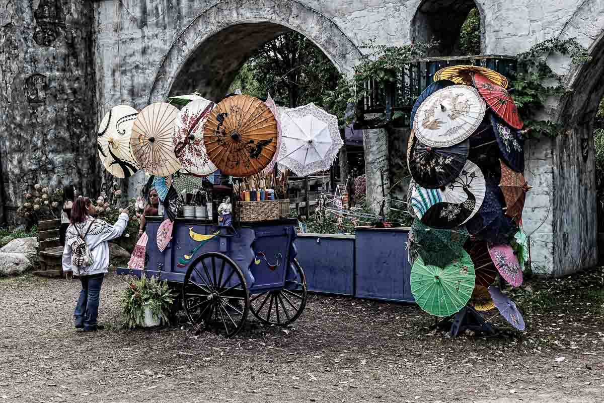 The Parasol Vendor by Bruce Michelotti
