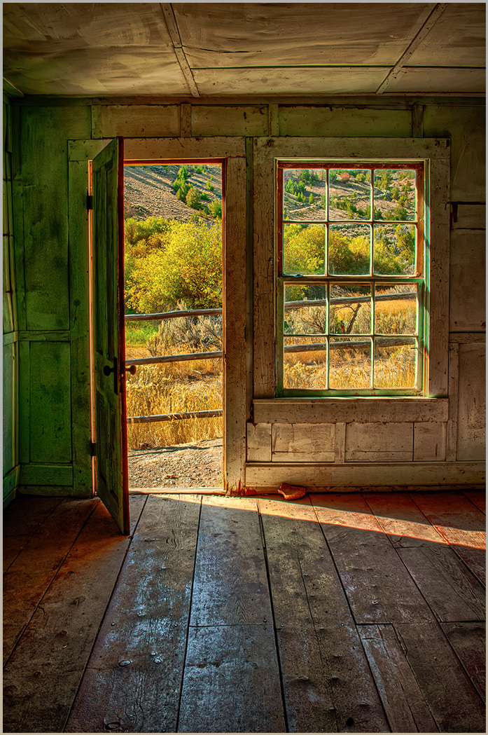 Bannack Open Door by Bill Buchanan