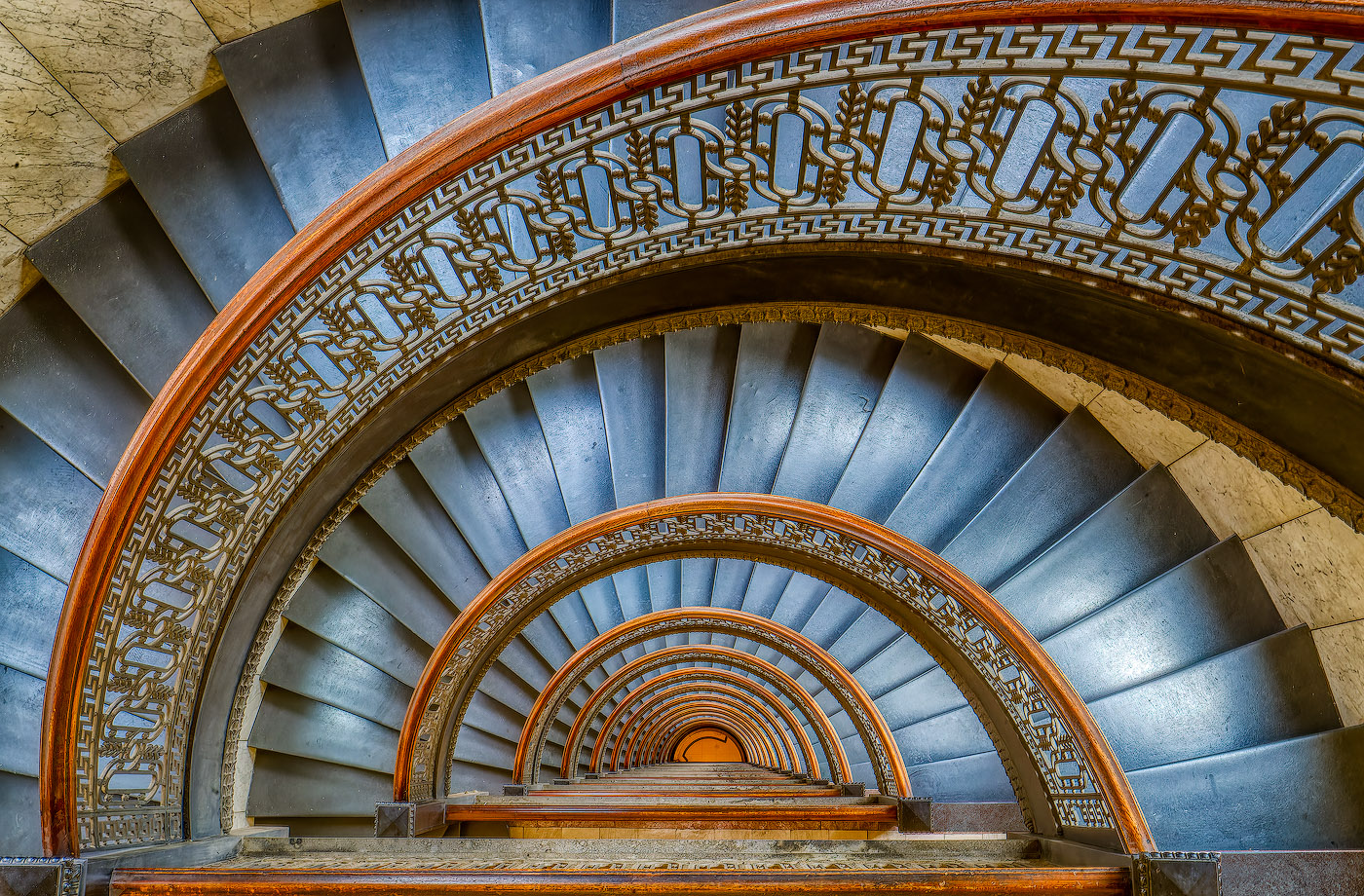 Pittsburgh Spiral Staircase by Rick Cloran, HonPSA, MPSA
