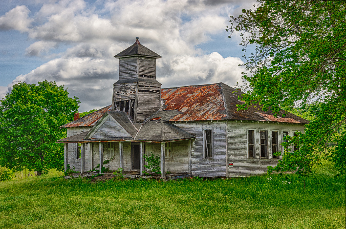 Schoolhouse by Don Poulton