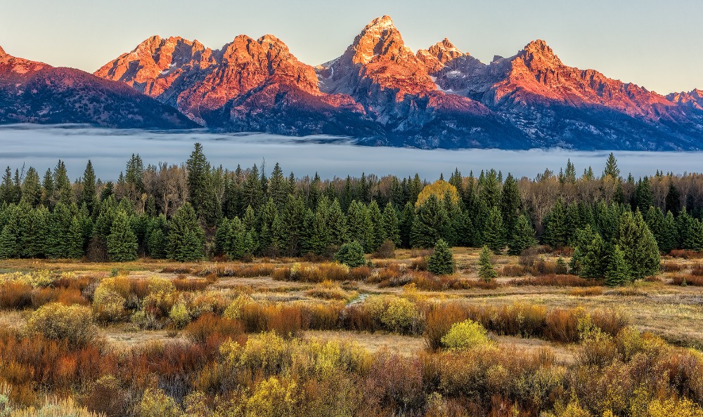 Teton’s Sunrise_revisit by Rick Cloran