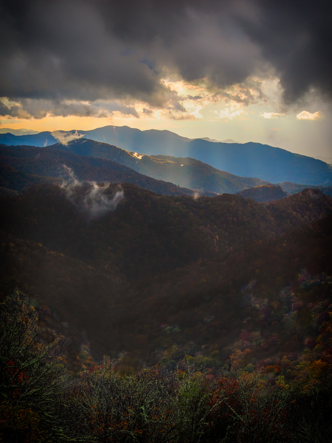 Blue Ridge Sunset by Brad Ashbrook