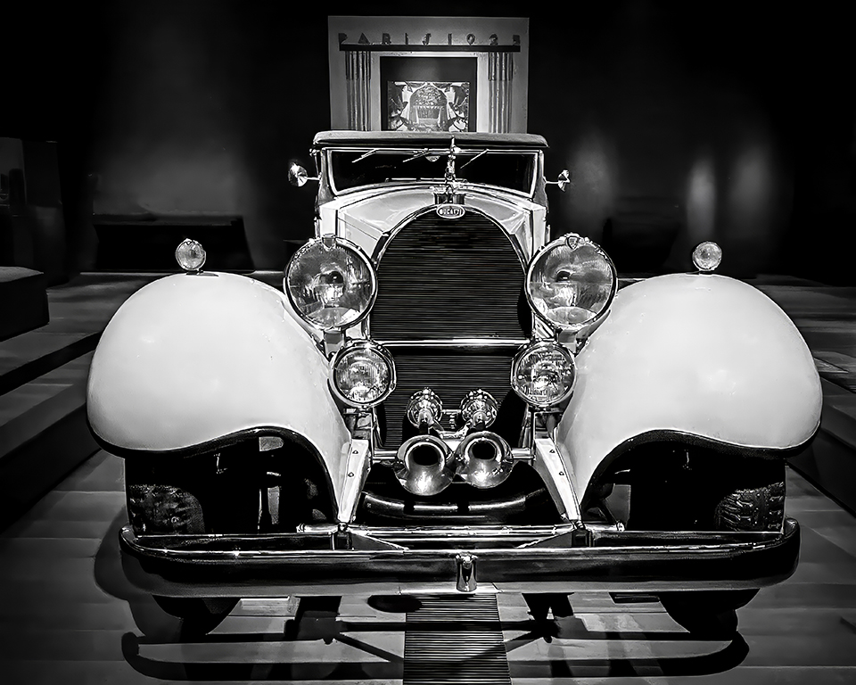 Bugatti Type 41 Royale Convertible by Cindy Lynch