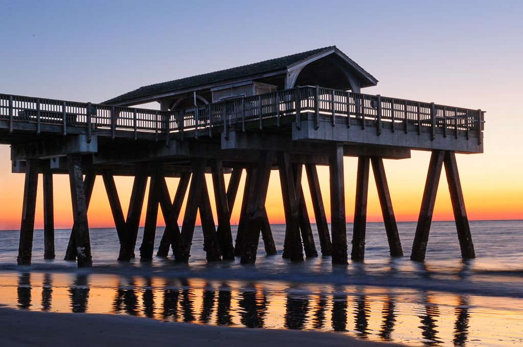 Tybee Island Pier at Sunrise