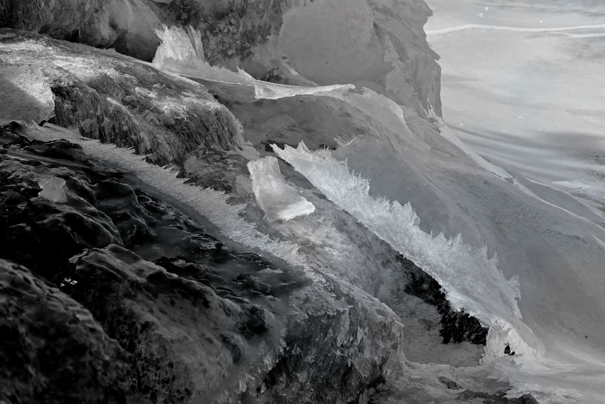 Frozen Shore, Georgetown, Maine by Albert Zabin