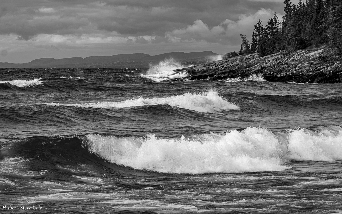 Lake Superior Action by Steve Cole