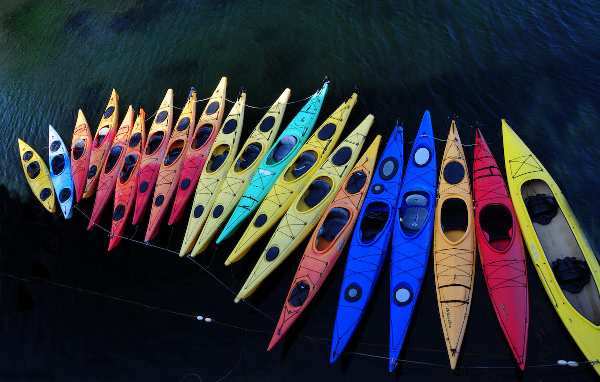 KAYAK COLORS by Tom Buckard