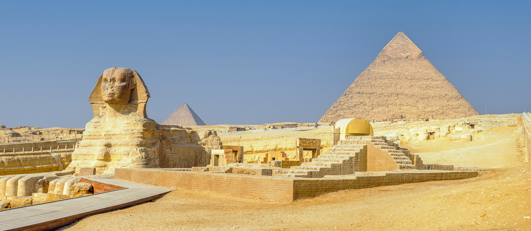 SPHINX ON THE GIZA PLATEAU by Richard Distlerath