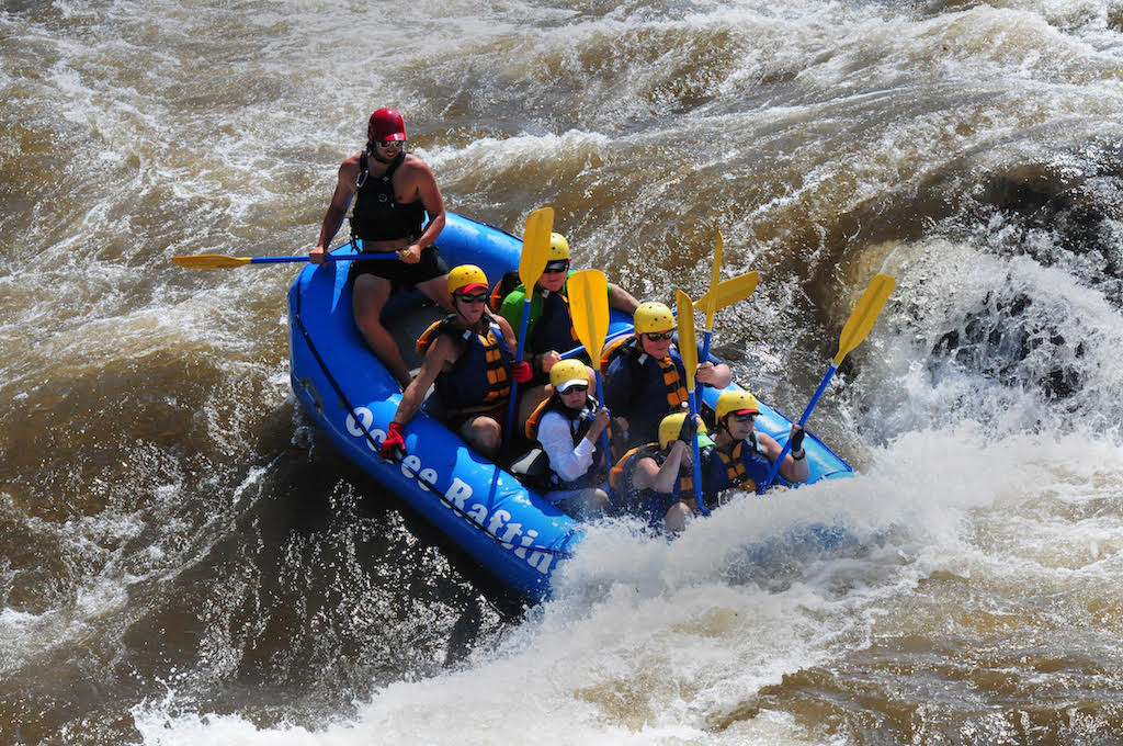 RAFTING THE OCOEE RIVER by Tom Buckard