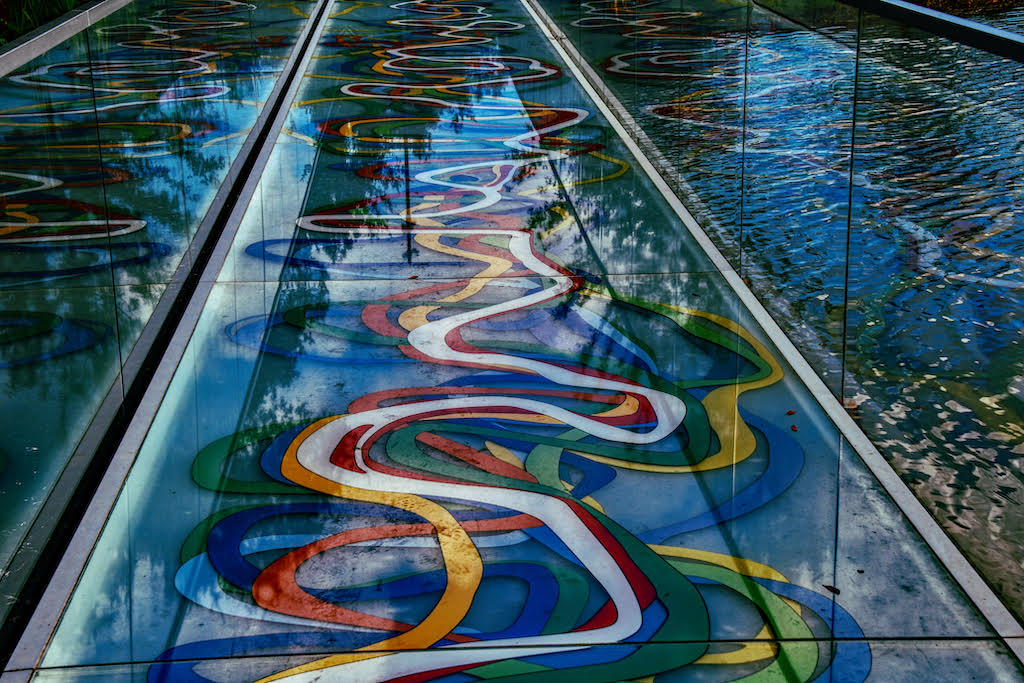 NEW ORLEANS WALKWAY REFLECTIONS by Tom Buckard