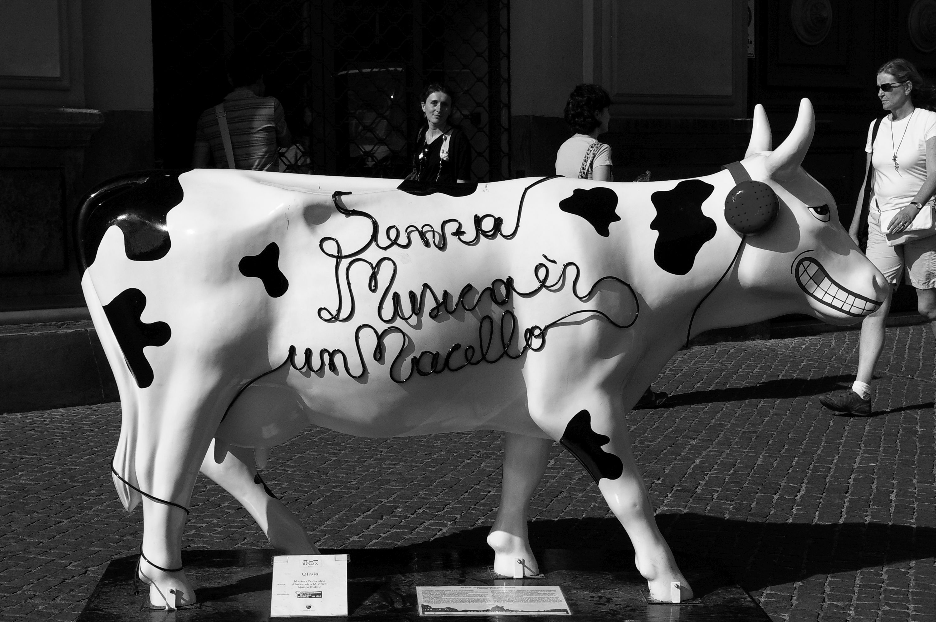 Rome Cow Statue by Paul Moertl