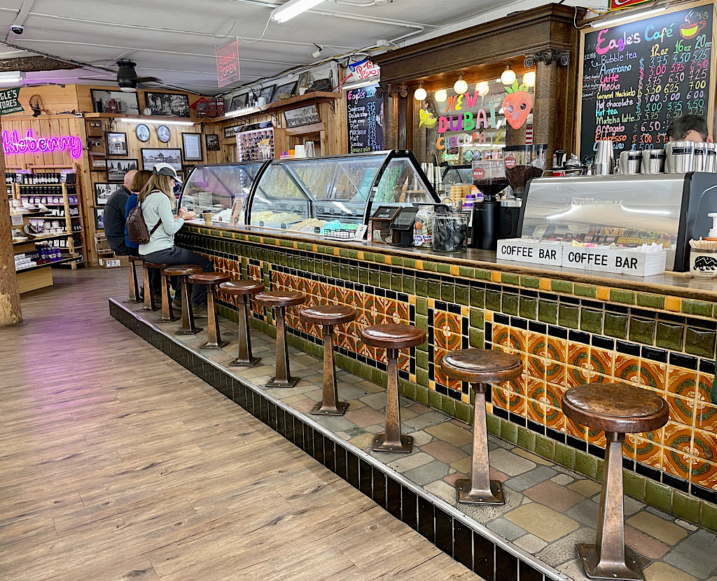 Eagle Store Soda Fountain by Pamela Hoaglund