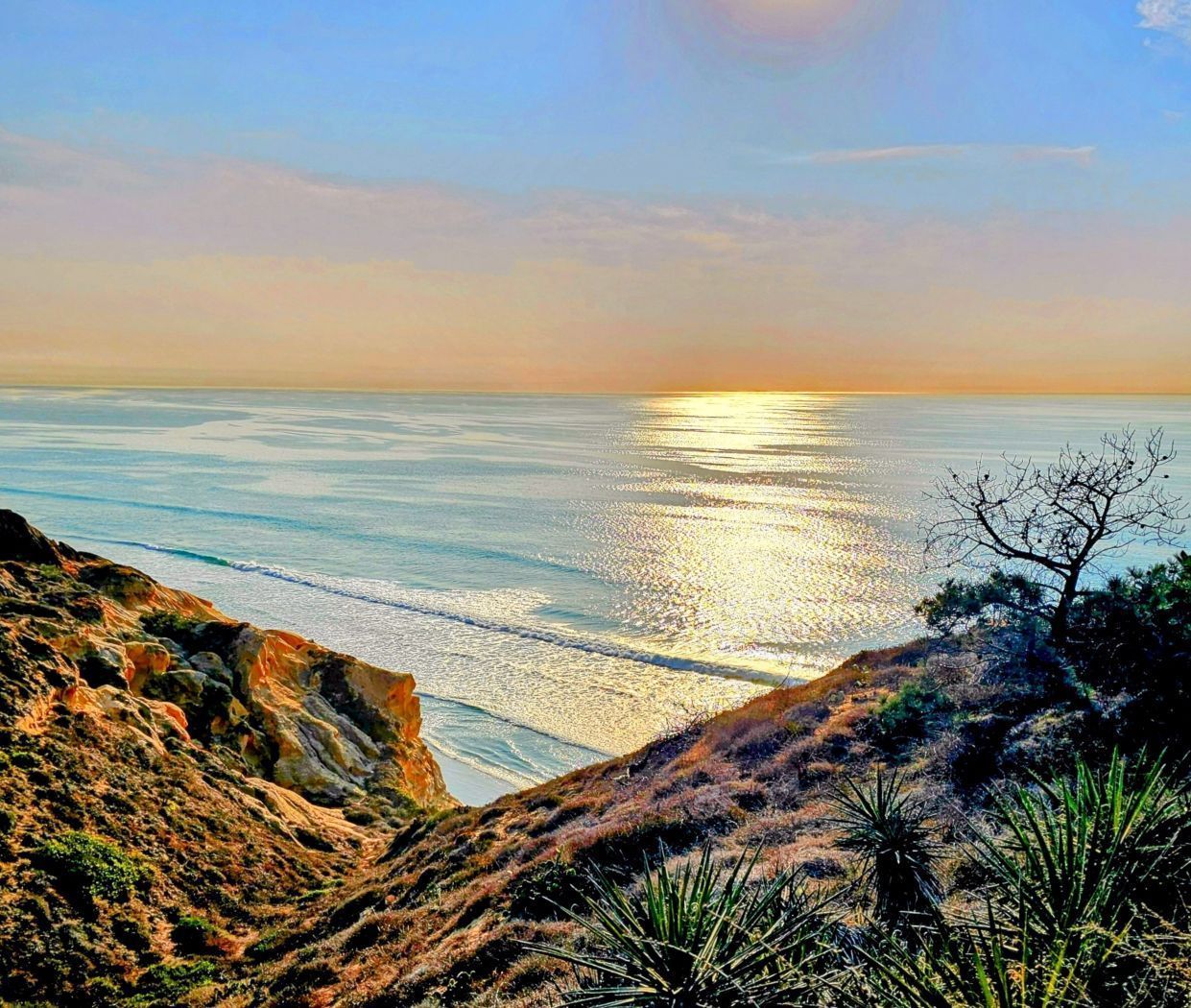 Sunset 0ver Torrey Pines by Rita Blockman