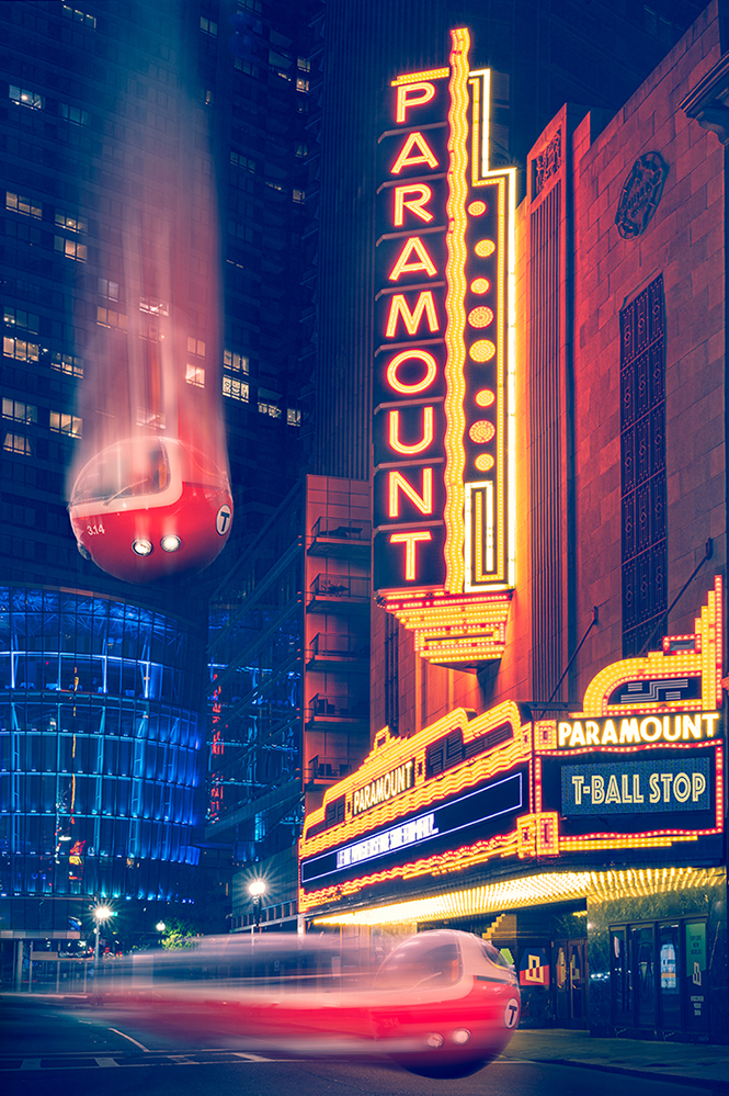 Paramount T-Ball Tram by Matt Conti