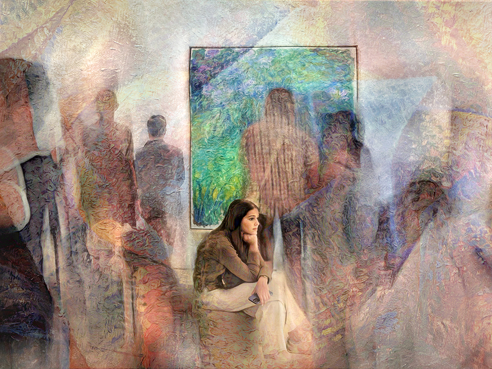 Surrounded by Art by Peggy Nugent