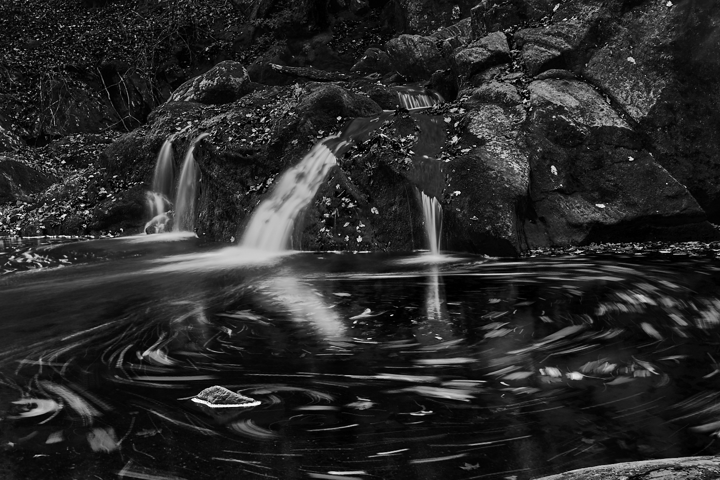 Enders Falls at Low Ebb by Rick Taft